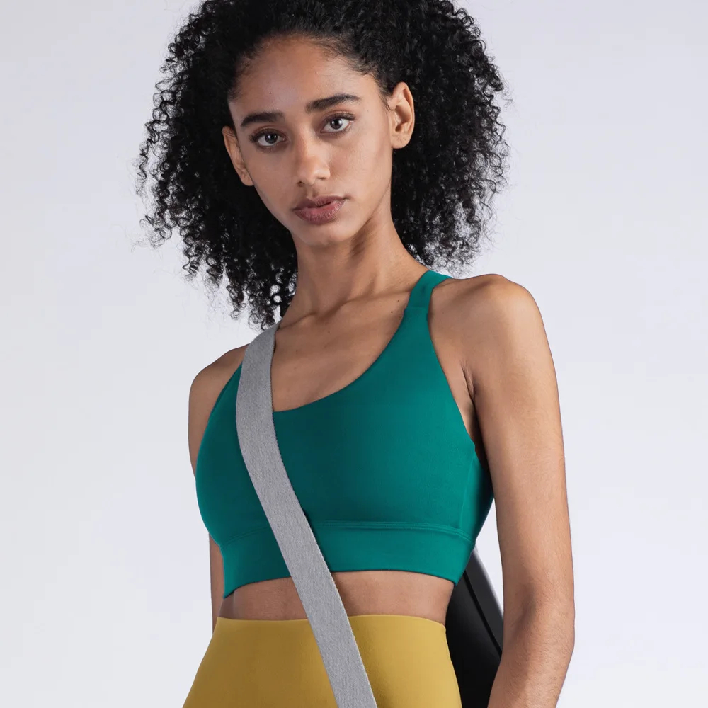 Sports Underwear 2022 New Hollow Buckle Sports Fitness Bra Beautiful Back Gathered Shockproof Yoga Vest