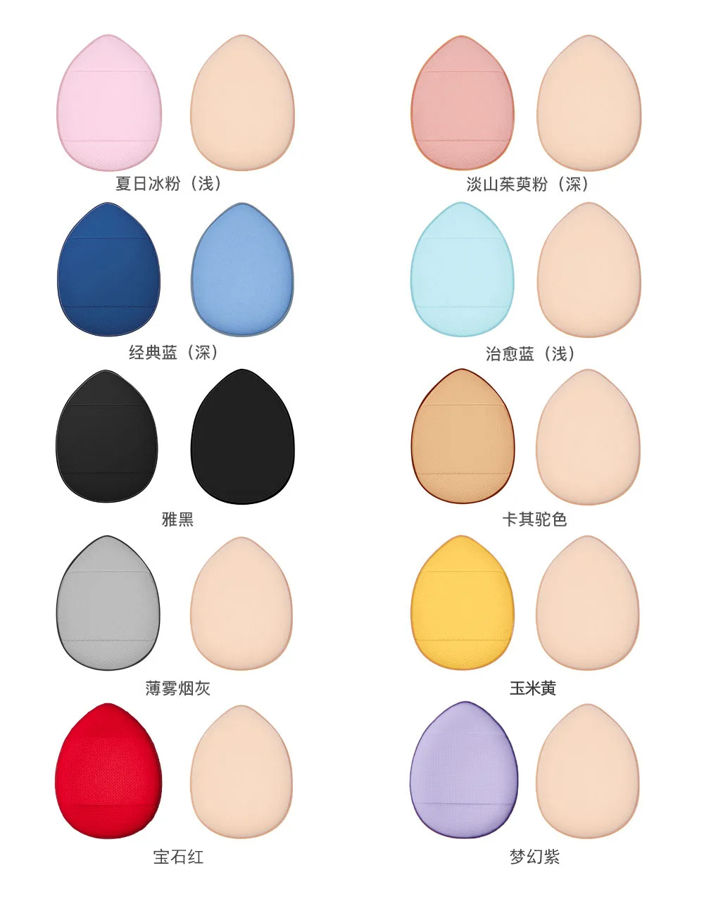 SAIANTTH 2 шт. мини-спонж на кончик пальца с паром косметическая маска-спонж воздушная