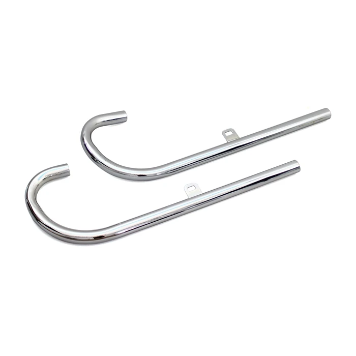 

Motorcycle Classic 1 Pair Exhaust Pipe Ural Sidecar Muffler Case 24HP 32HP Tail Pipe For BMW R72 KS500 KS600 R50 M50 M25 R75