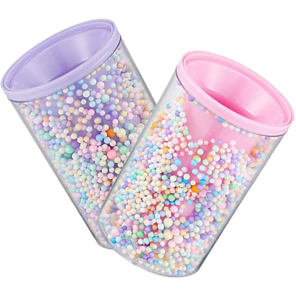 

2pcs Colored Bubble Pen Holders Makeup Brush Storage Holders Acrylic Pen Holders for Kids