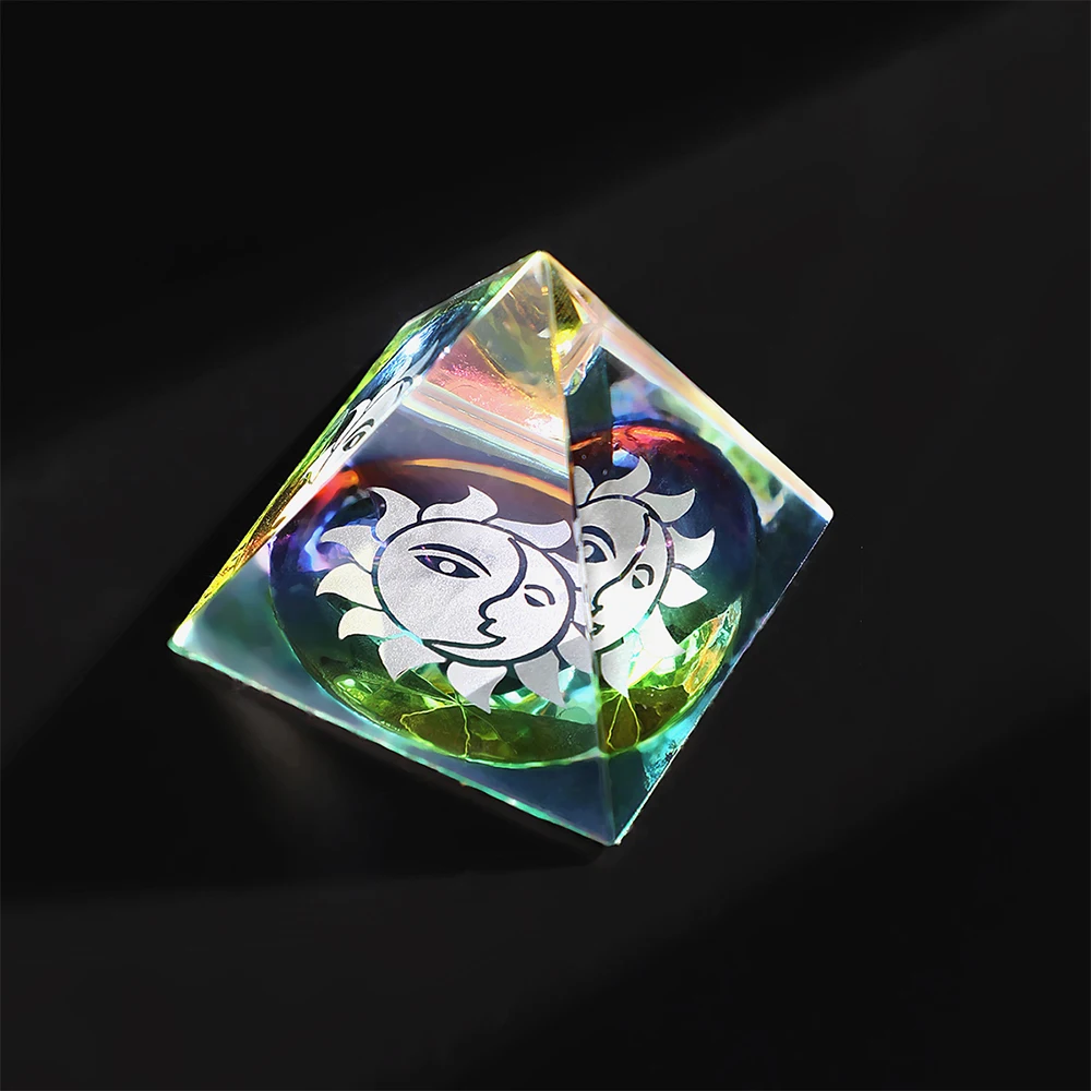 

Crystal Pyramid Healing Reiki Spiritual Products Room Decor Meditation Energy Pyramid Crystals Ornament Desk Decoration Gifts