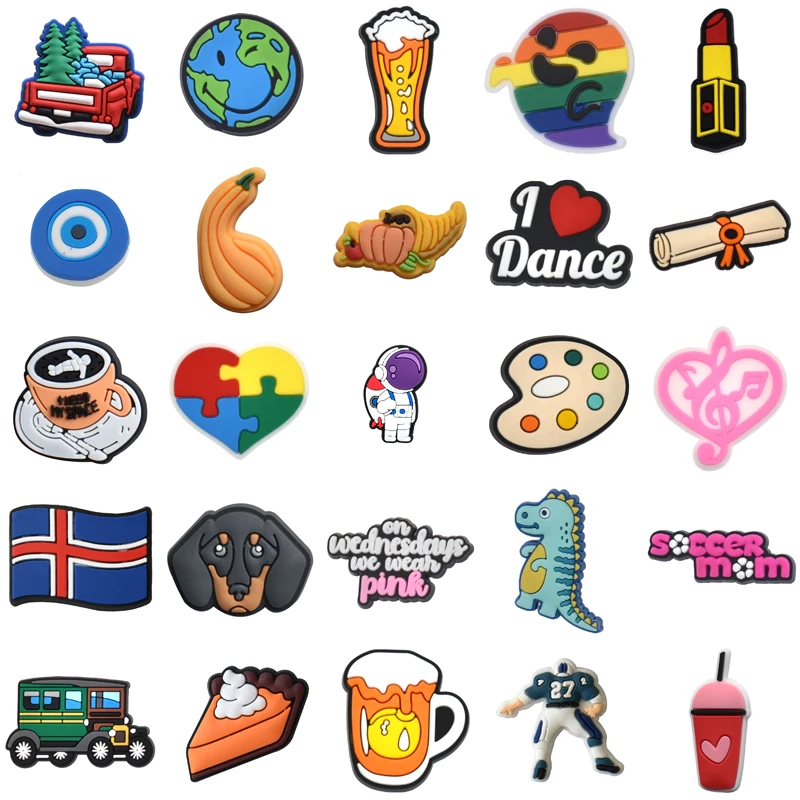 

Decorations for Crocs Packs Set Jeans Kids Men Wholesale Bulk Girl Boy Shoes Accessories Para Pins Women Charm Gifts Shoe Charms