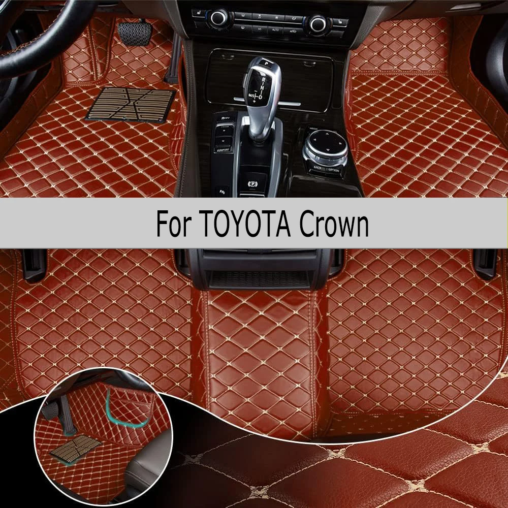 

Автомобильный напольный коврик HUTECRL для TOYOTA Crown, обновленная версия 1995-1999 года, Аксессуары для ног, ковры