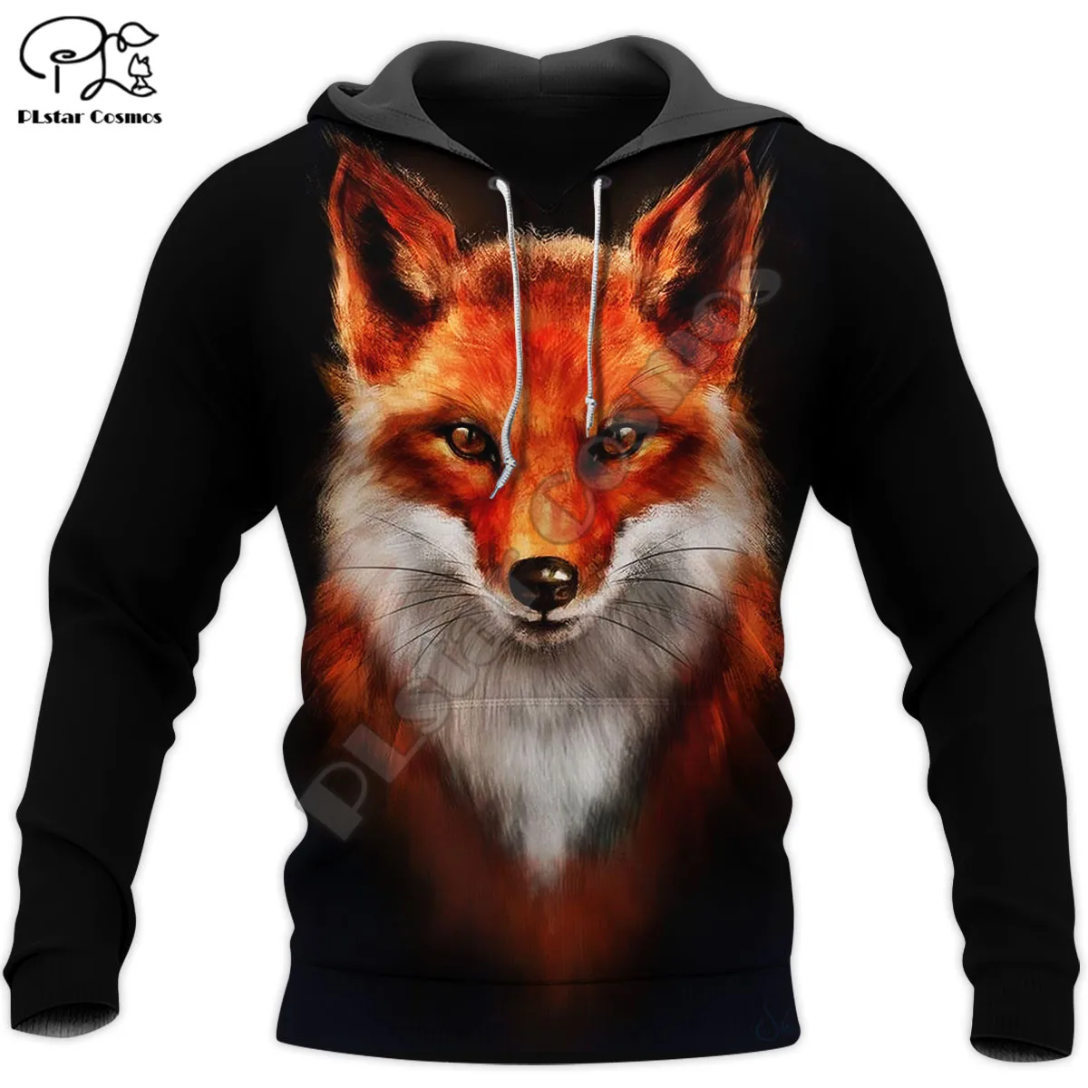 

PLstar Cosmos Cute Fox Animal 3D Printed New Fashion Hoodies Sweatshirts Zip Hoded For Men/Women Casual Streetwear Apparel F08