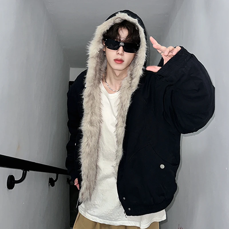 [OIMG] Мужская модная брендовая дизайнерская куртка Huo в американском стиле с