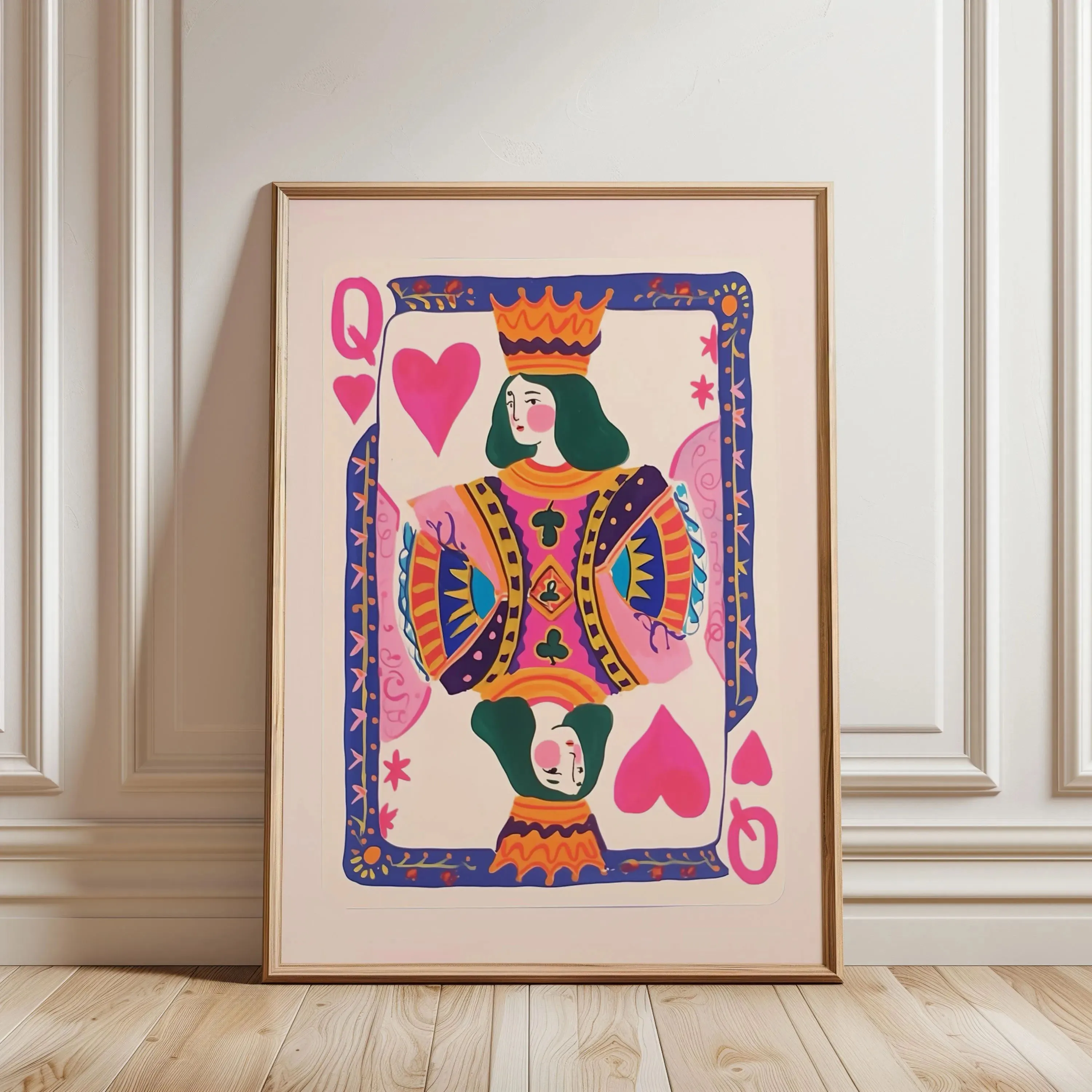 

Картина на холсте Queen of Hearts FajerminArt