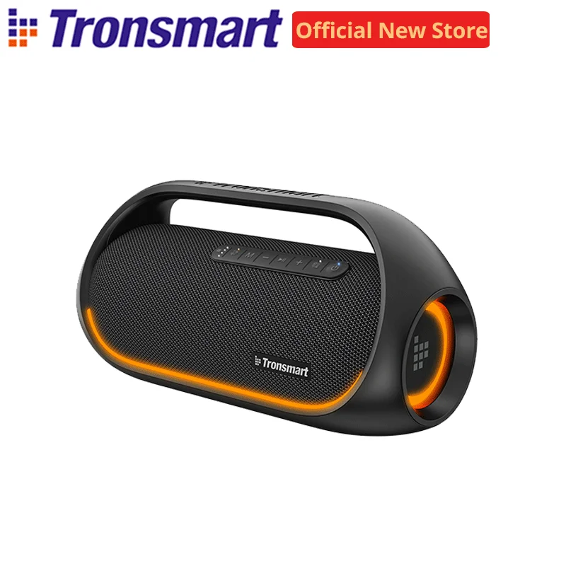 Фото Динамик Tronsmart Bang Bluetooth-динамик с аудио Hi-Res без потерь, 60 Вт, тяжелые басы, управление через приложение, портативная ручка, для вечеринки №1