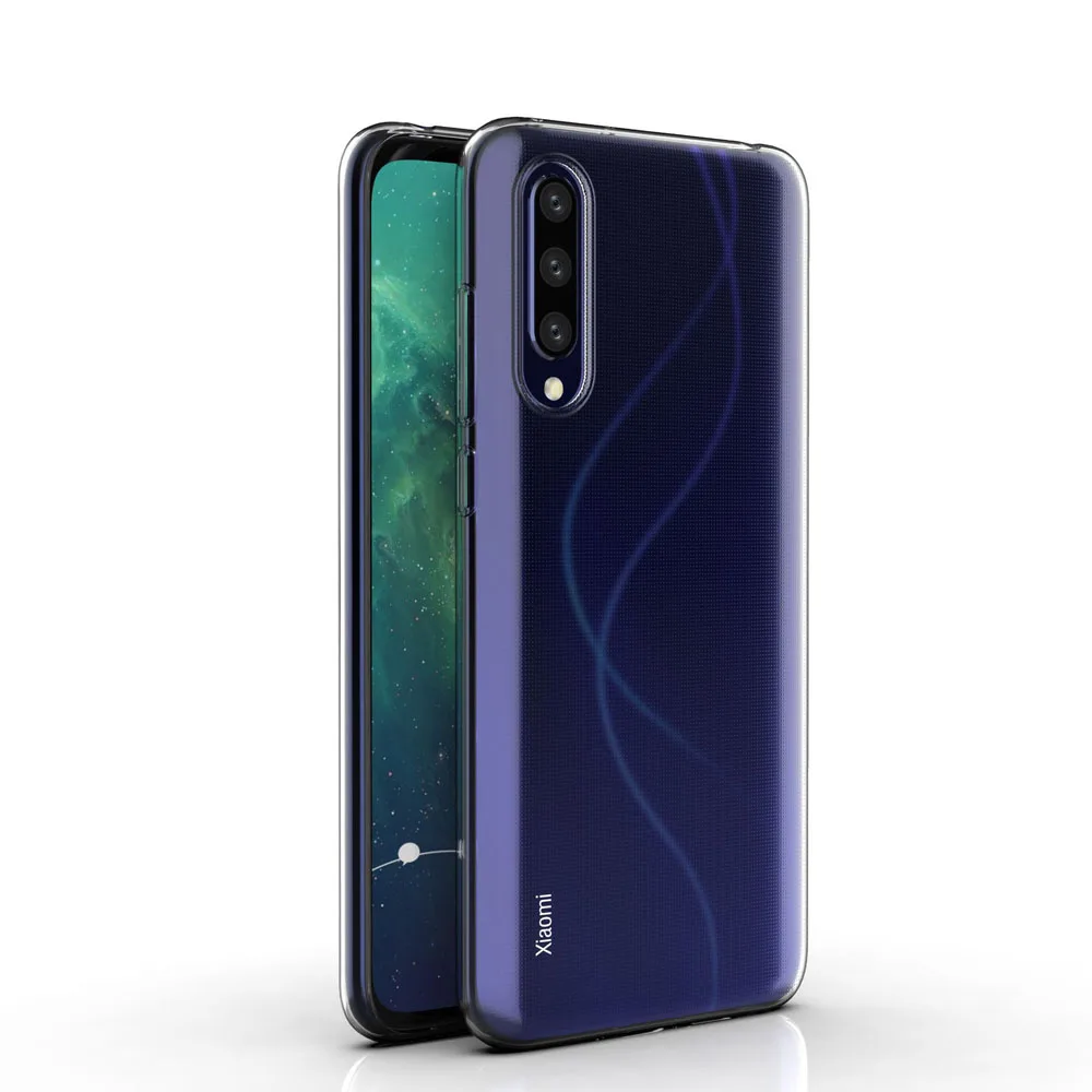 Прозрачный чехол для Xiaomi Mi9 lite прозрачный мягкий термополиуретановый