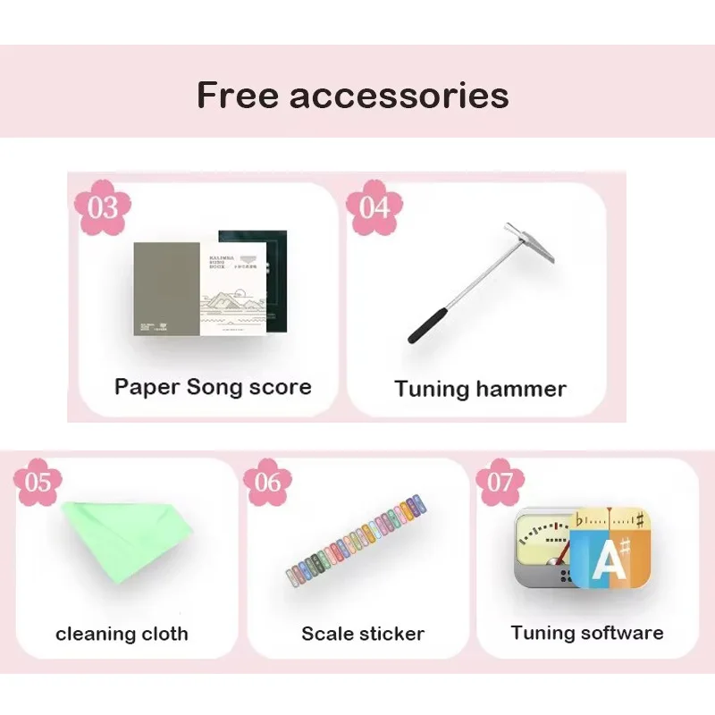 Hlру калимба 17 21 клавиш пианино для большого пальца Хрустальный акриловое детский