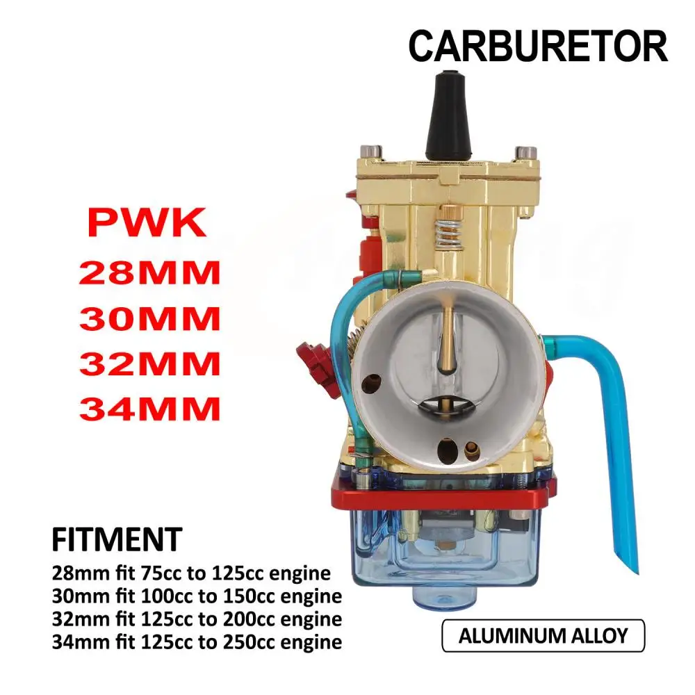 

Универсальный карбюратор для мотоцикла PWK 28, 30, 32, 34 мм, 2T, 4T для Keihin Mikuni, карбюратор для мотоцикла с Power Jet для Yamaha, Suzuki, Honda
