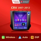Junsun Для Tesla Style Android Auto 4G беспроводной Carplay DSP автомобильное радио мультимедиа для Honda CRV CR-V 3 RE 2007 2008 2009 2010 2011 GPS no 2din