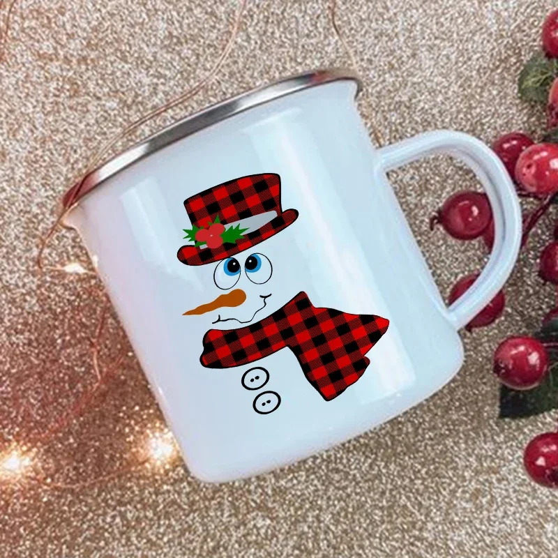 Рождественская Детская кружка с забавным принтом искусственная какао кофейная