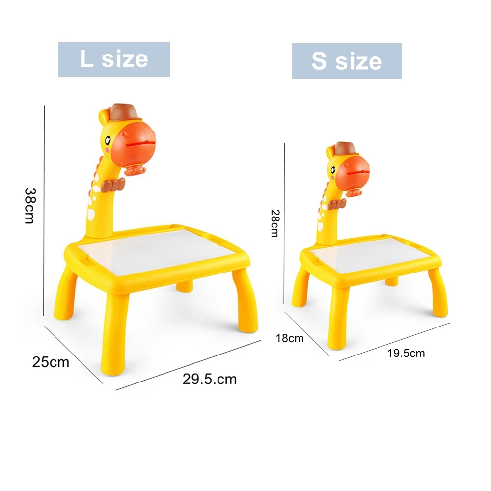Детский проектор стол для рисования доска письма искусства ремесла обучающая