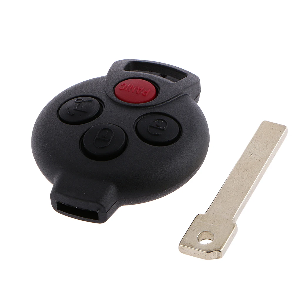 

Replacement Shell Remote Key Case Fob 4 Button for Benz Smart