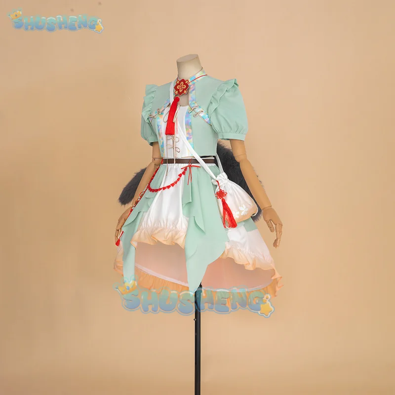 Костюм для косплея Honeyberry платье рыцари хвост повязка на голову Униформа