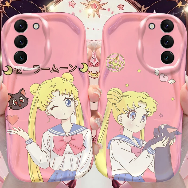 Мультяшный чехол для Samsung Galaxy S24 S23 S22 S21 Ultra Plus S20 FE A73 A72 A71 A54 A53 A52 A51 A50 A50S 4G