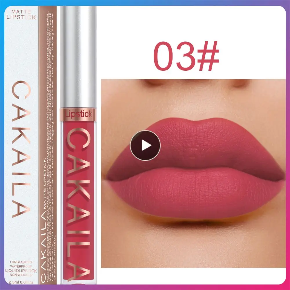 

Women Lip Make Up Lip Gloss Sexy Red Pink Lip Tint Lip Glaze Matte Velvet Makeup For Women Lipstick Cosmetics