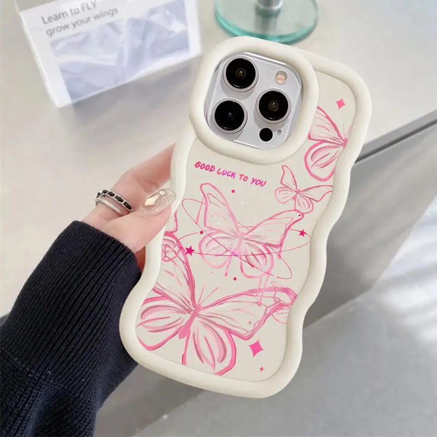 Ретро Чехол С Рисунком бабочки для Vivo Y03 Y20i Y21S Y20S Y20 Y02 Y15S Y16 Y17S Y18 Y21A Y21 Y22S Y27 Y28 Y33S 4G