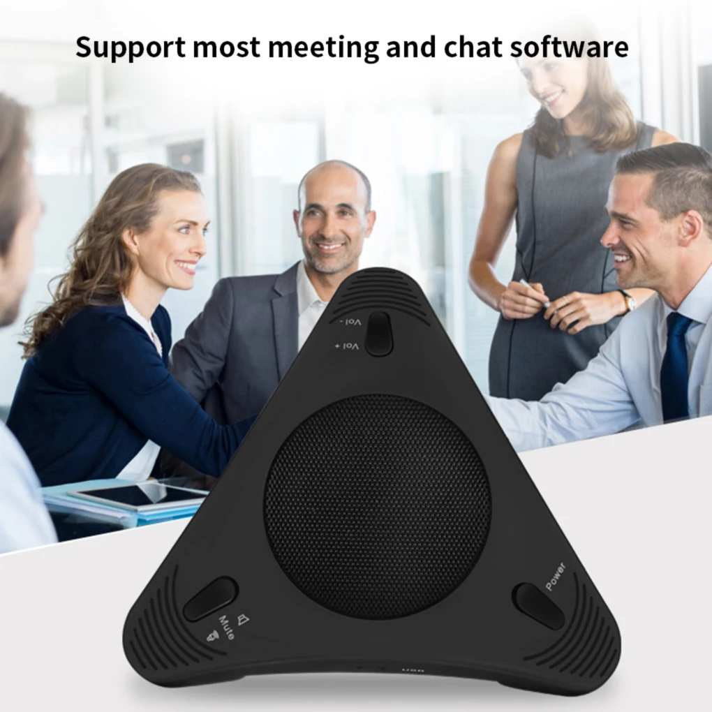 

USB Microphone Speaker Home Office Conference Desktop Wired Mic Computer Laptop Omnidirectional Microphone