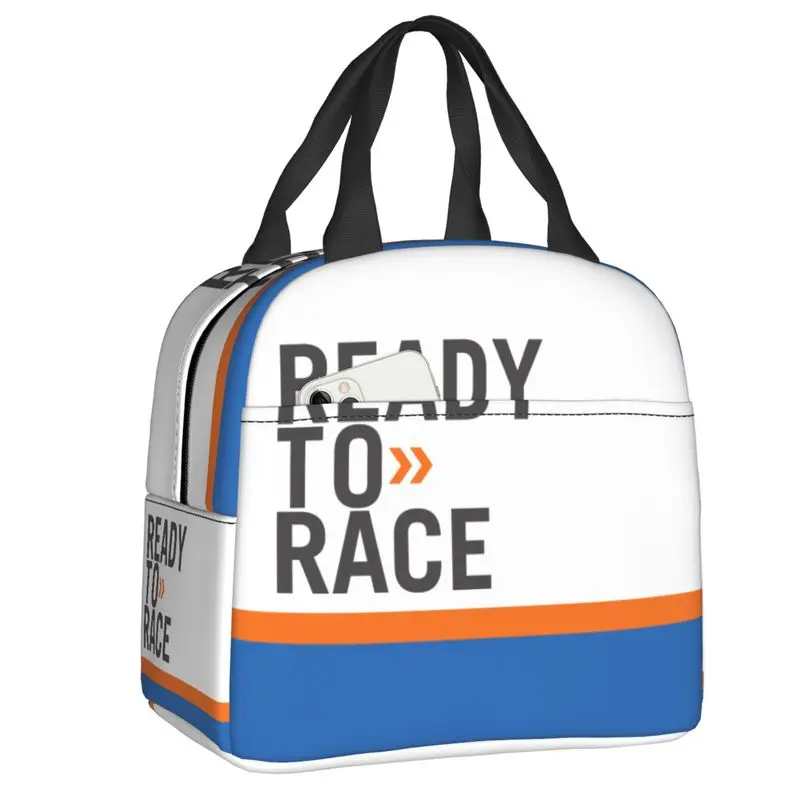 

Ready To Race Lunch Bag Leakproof Cooler Thermal Insulated Bento Box For Women Kids School Children Travel Food Tote Bags