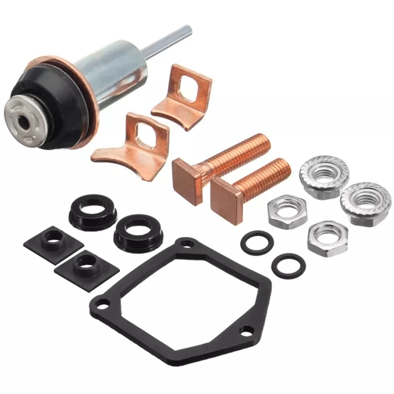 

Universal Motor Starter Solenoid Repair Rebuild Kit Plunger Contacts Set For Toyota Subaru Honda