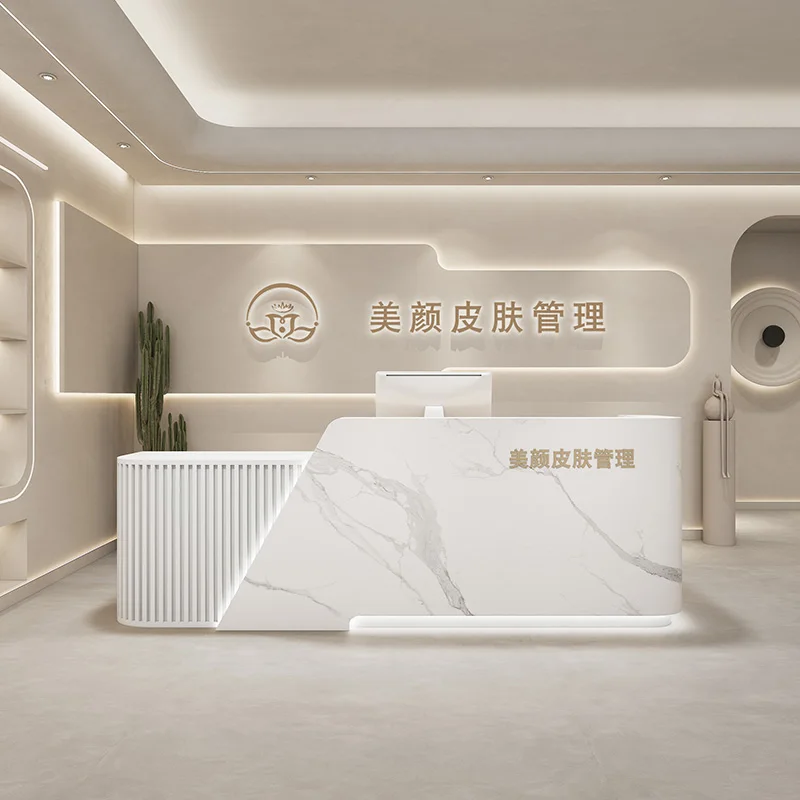 Стойка регистрации на приемнике стойка для медицинской выставки мебель подъезды