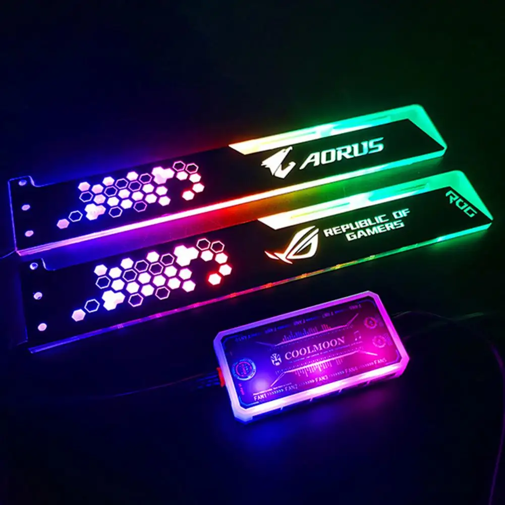 

Графический процессор с RGB-подсветкой, 12 цветов