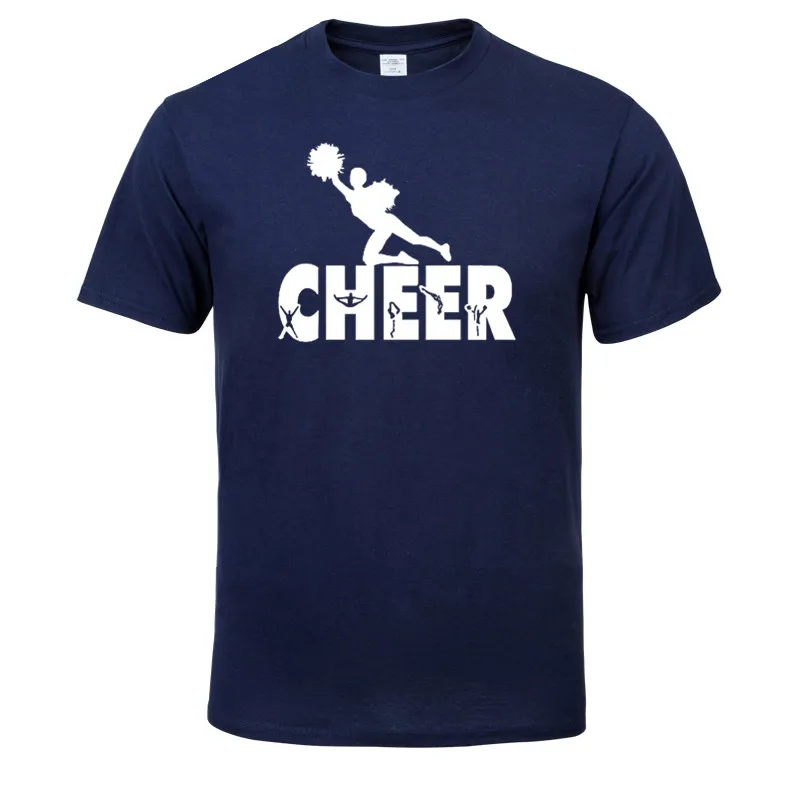 

Coolest Cheerleader Short Sleeve Printed T-Shirt Men Cotton Top Tees Summer Clothes Tops Tee Shirts For Men Harajuku T-shirts