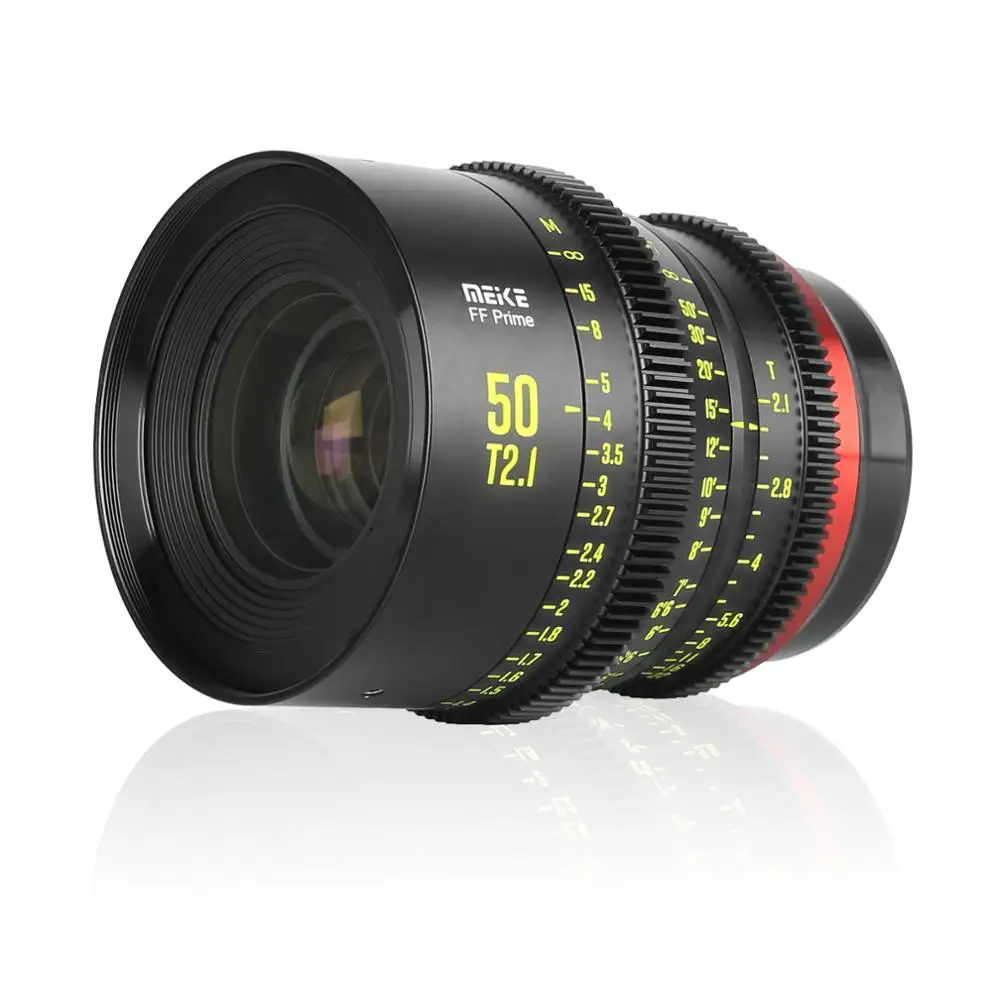 

Meike Prime 50mm T2.1 Cine Lens For Full Frame Cinema Camera Systems