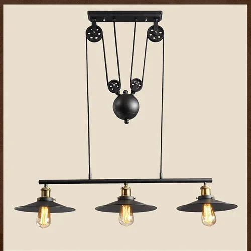 

Подвесные светильники JIANKEXING черные 3 головы