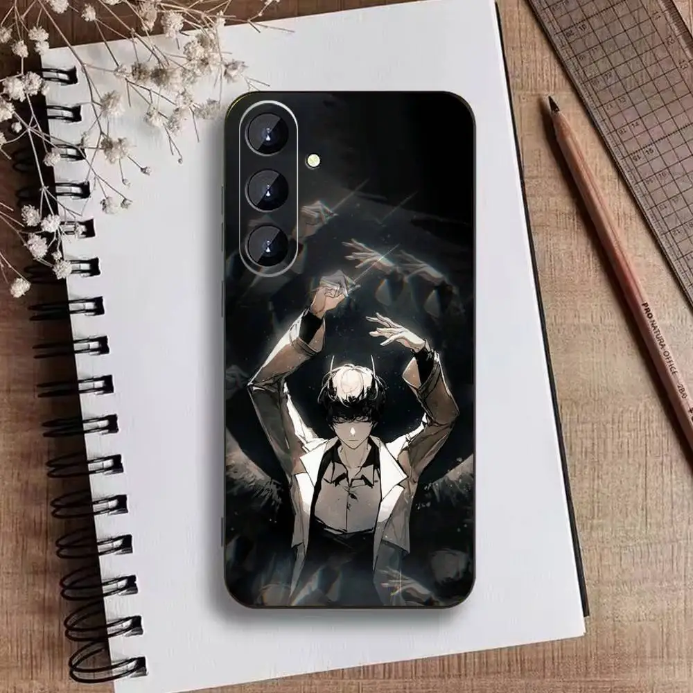 Фото Чехол для телефона Manga O-Omniscient R-Reader для Samsung Galaxy A73, A72, A71, A70, A52, A51 и других моделей, мягкий черный чехол №4