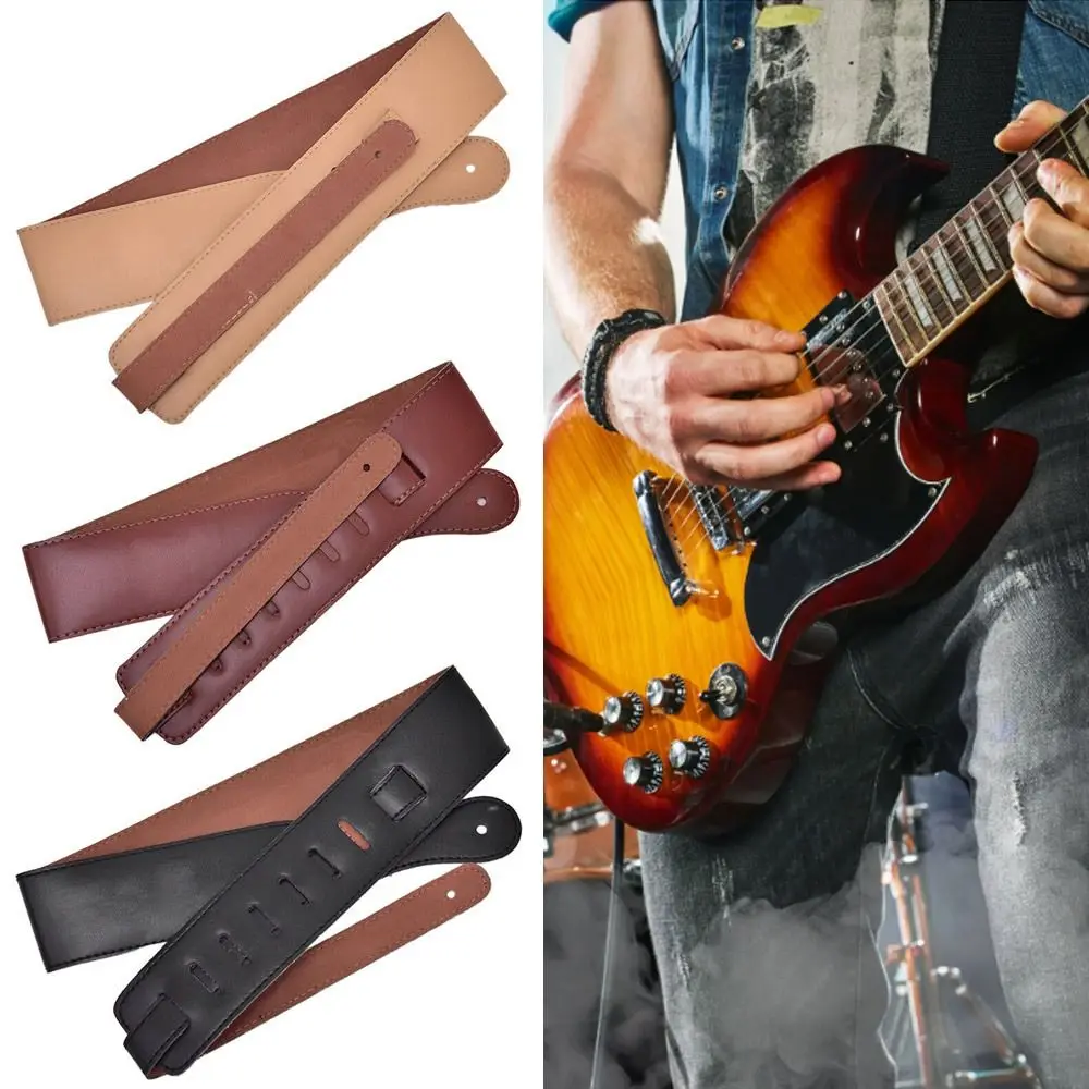 

Adjustable For Guitar For Ukulele For Banjo Shoulder Strap Guitar Strap PU Leather Diagonal Span Strap