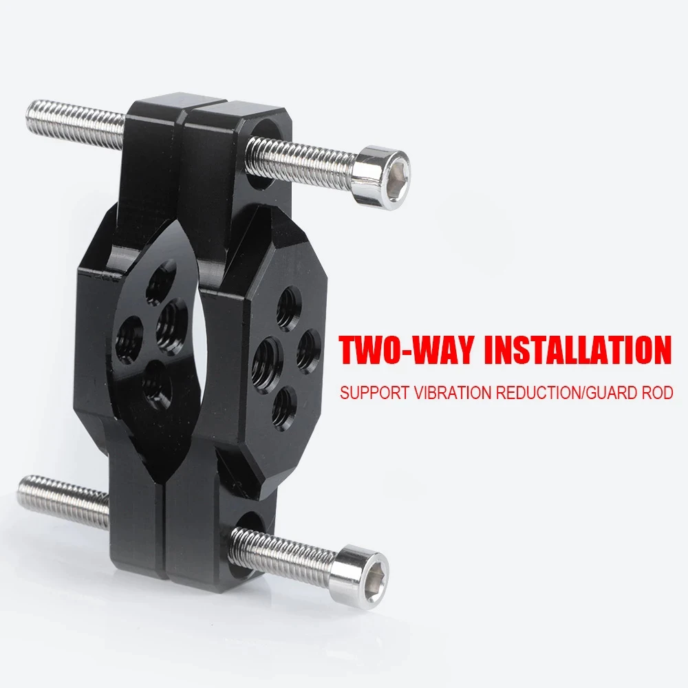 

Quality Handlebar Bumper Mount Bracket 17-54mm Aluminum Alloy Motorcycle