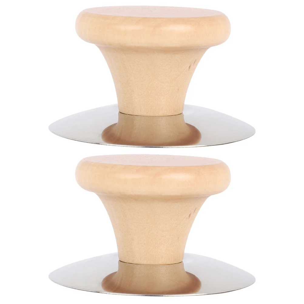 

2 Pcs Pot Top Beads Household Pan Lid Knobs Cookware Cooker Replaceable Handles Small Supplies Universal Portable