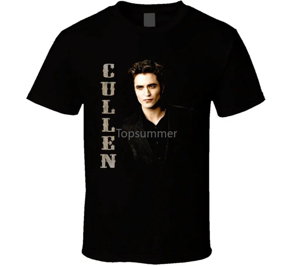 

Newest 2017 Men'S Fashion Twilight Edward Cullden Book Movie T Shirt Men'S Shirts Men Clothes Novelty Cool
