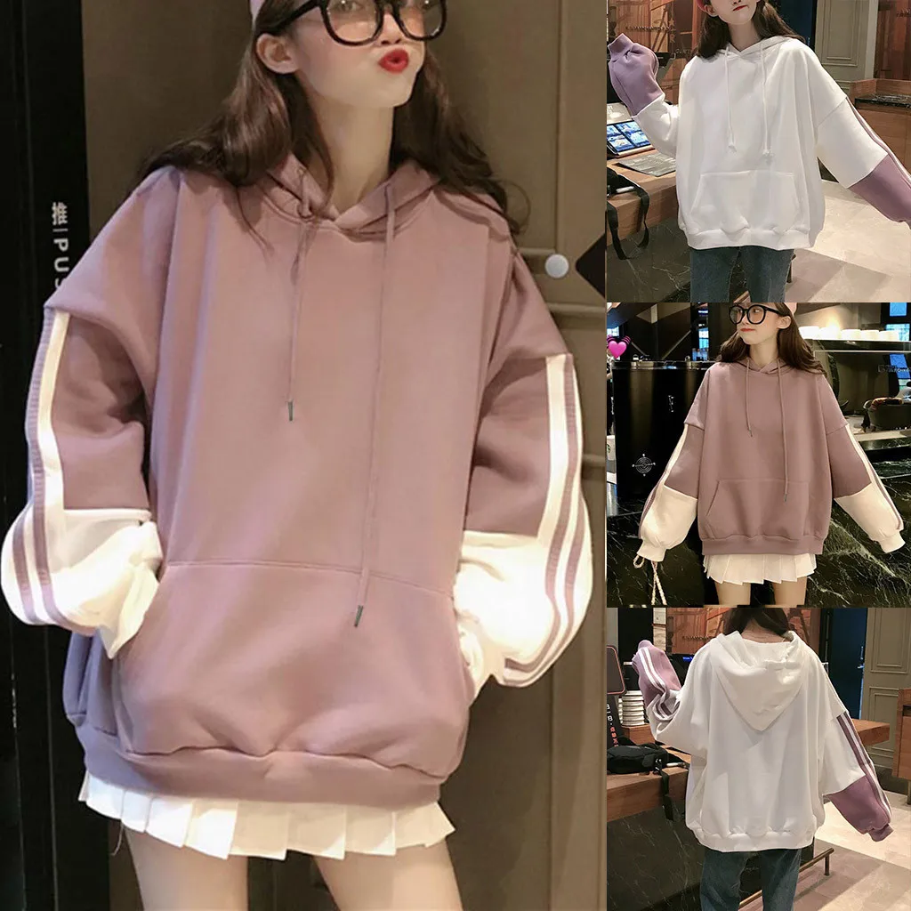 

Women Solid Top Hooded T-shirt Cropped Long Sleeve Sweatershirt Shirts Zip Hoodie Dress Zip up Hoodies Women