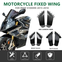 motorcycle fixed for bmw s1000rr s 1000 rr 2015 2016 2017 2018 15 16 windshield wing fairing front aerodynamic spoiler winglet
