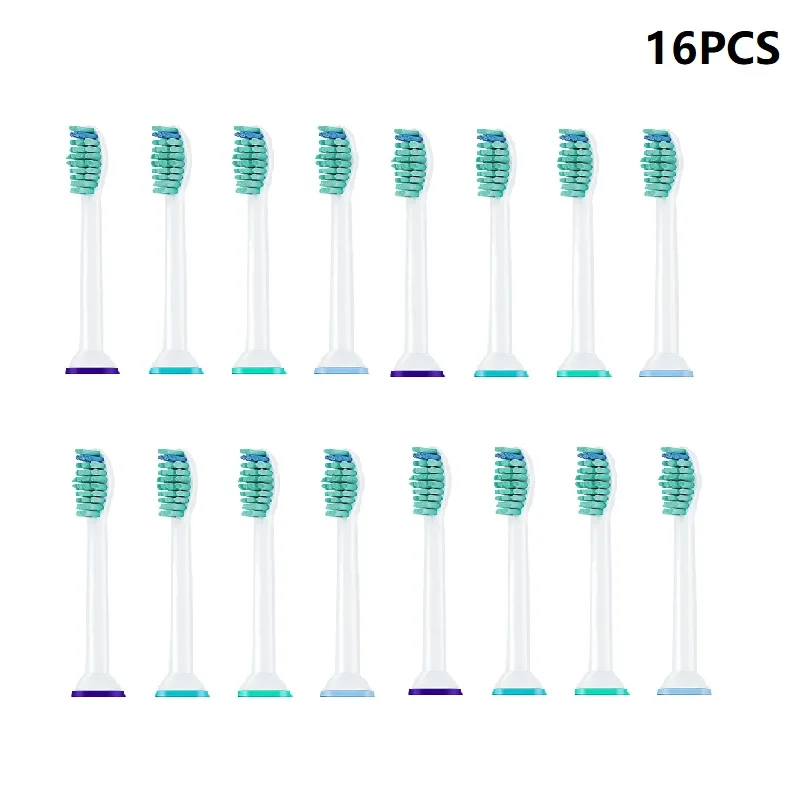 

16pcs Replacement for Electric Toothbrush Heads for Sonicare Flexcare HX6014 Clean Healthy White EasyClean PowerUp Elite+