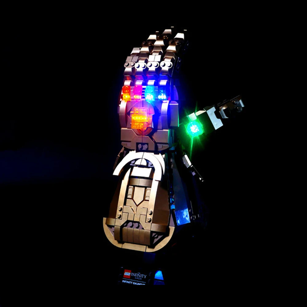 Светодиодный светильник с дистанционным управлением UP Lit For 76191 Infinity Gauntlet Building Blocks