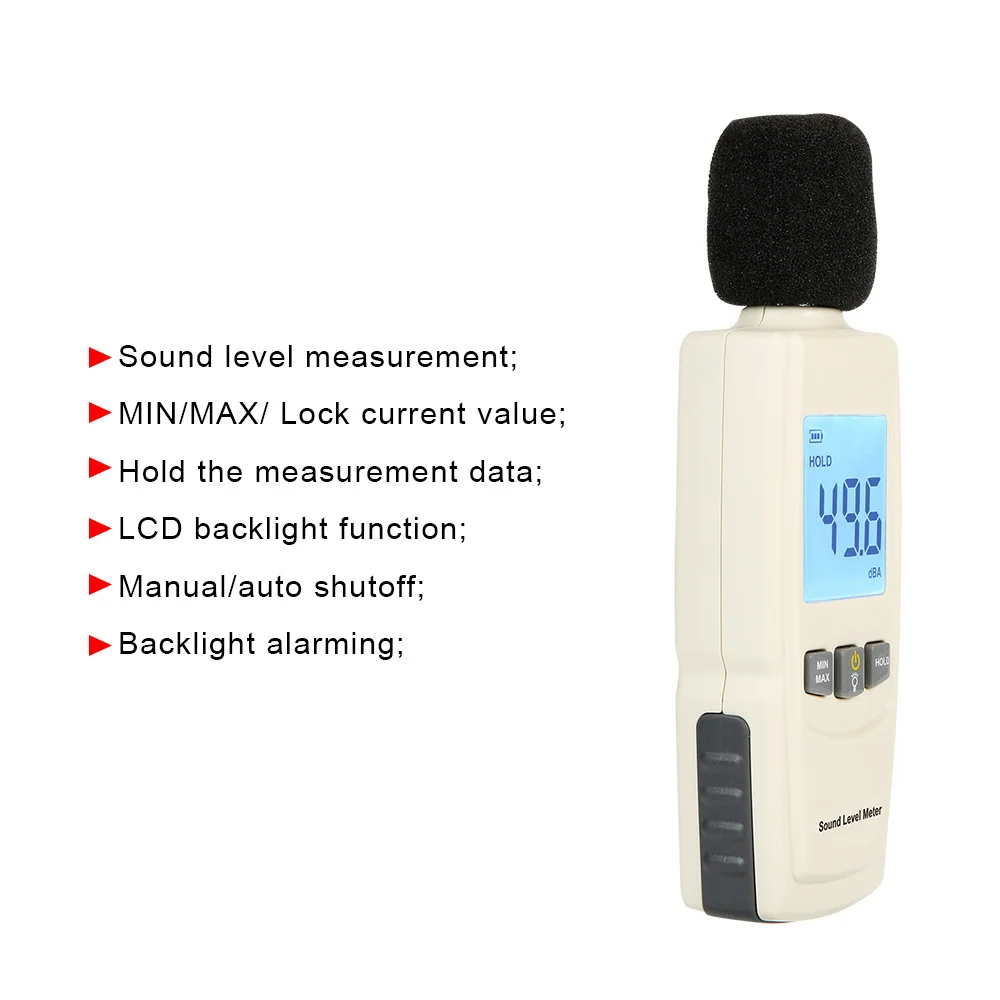 

Цифровой шумомер GM1352, высокоточный мини-измеритель децибела, для измерения уровня шума в окружающей среде