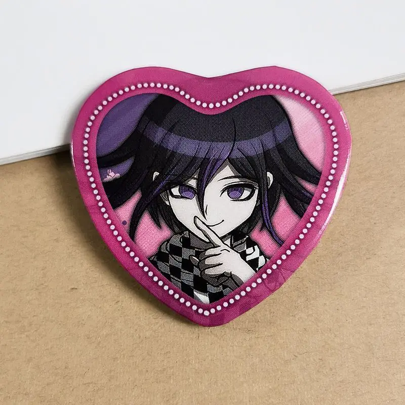 Брошь с эмалью Danganronpa для косплея Mitsukan Miki Nagito Komaeda Hinata Hajime Nanami Chiaki