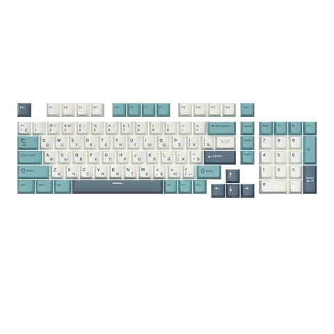 RK ROYAL KLUDGE PBT цветные колпачки для клавиш 98 шт.