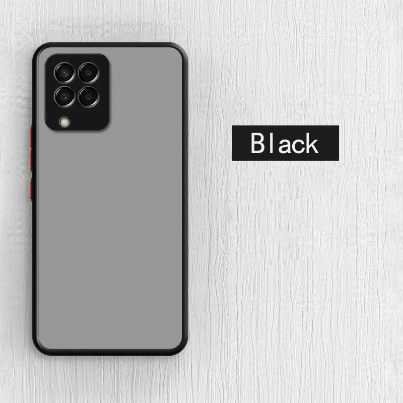 For Samsung Galaxy M33 5G Case Samsung M33 M52 M12 Cover Matte Translucent Shockproof Silicone Bumper Samsung M33 Case 6.6 inch