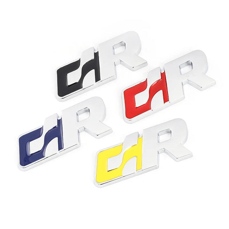

3D Metal Car Stickers Decals Front Hood Grill Emblem for Volkswagen R Racing VW Golf Passat Tiguan CC Sagitar Touareg BORA SR