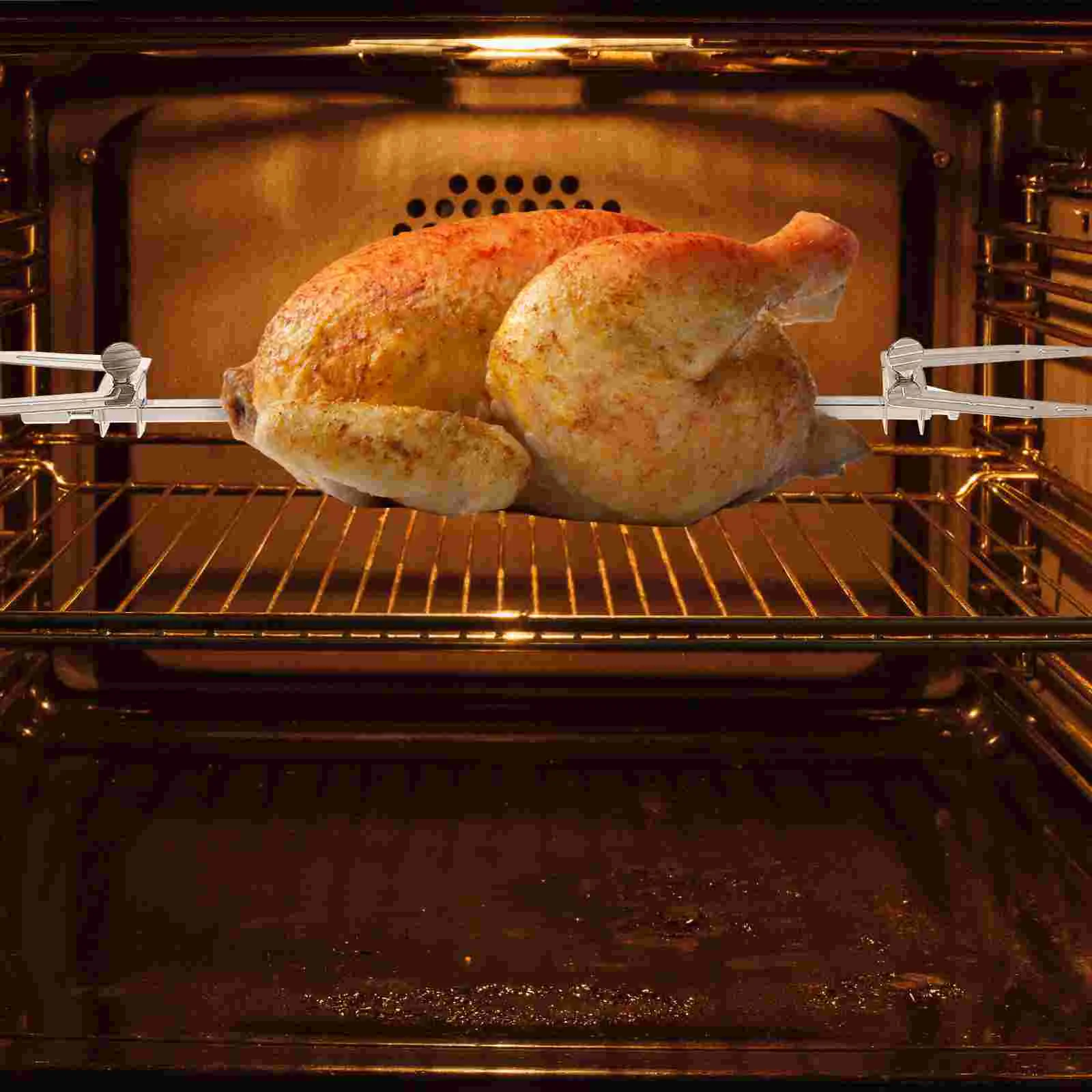 

Marshmallow Rotating Toaster Ovens Air Fryer Accessories Stainless Steel Grill Food