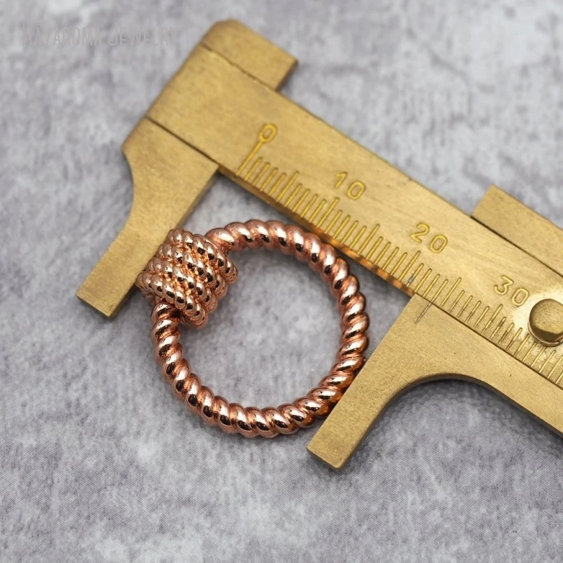 5 шт. винты цвета розового золота крючки фурнитура и компоненты для ювелирных