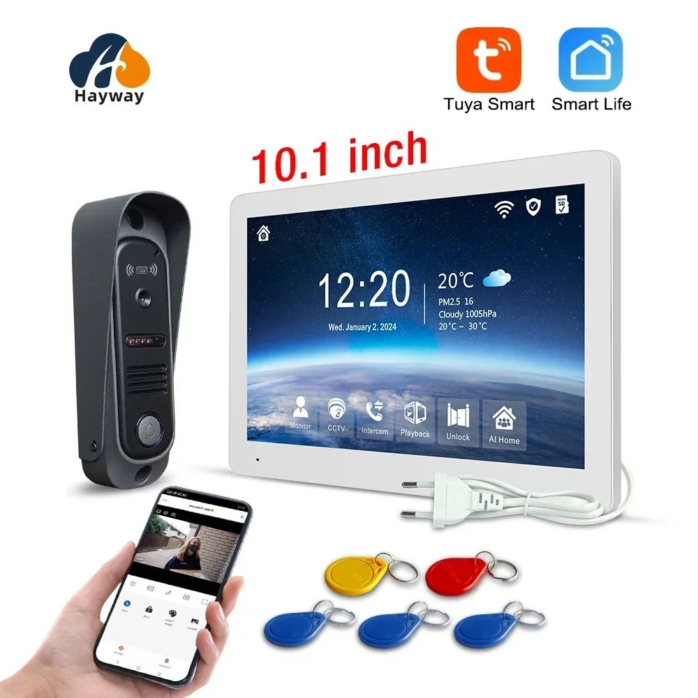 

Hayway Tuya 10-дюймовый видеодомофон