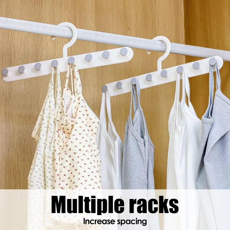 Вешалки для майки 2 вешалки спортивного бюстгальтера с 8 крючками Органайзер