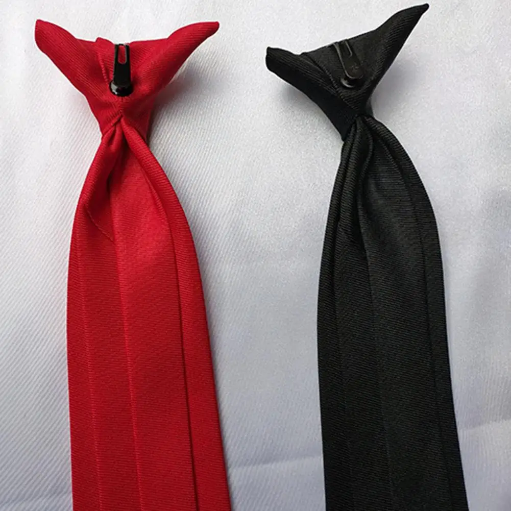 

Lightweight Trendy Anti-deform Clip On Neck Tie Tear Resistant Neck Tie Button for Prom