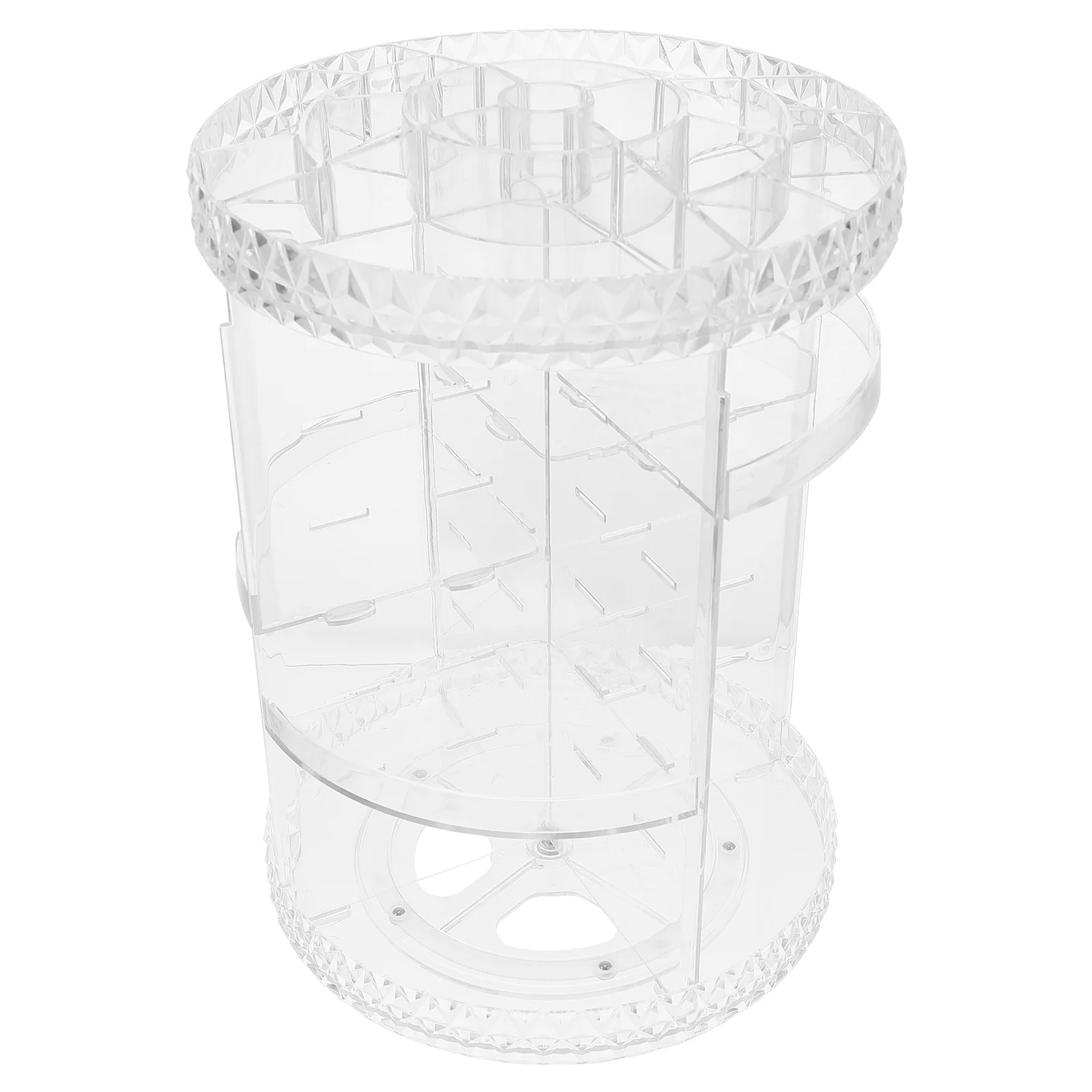 

1Pc Rotating Makeup Box Desktop Cosmetic Storage Case Household Storage Shelf